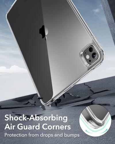Image of ESR for iPad Pro 13 Inch Case (M5 /M4) 2025 /2024, Thin and Lightweight, Shock and Drop Protection, Yellowing Resistant, Hard Back, Supports Pencil Pro and Pencil(USB-C), Classic Series, Clear