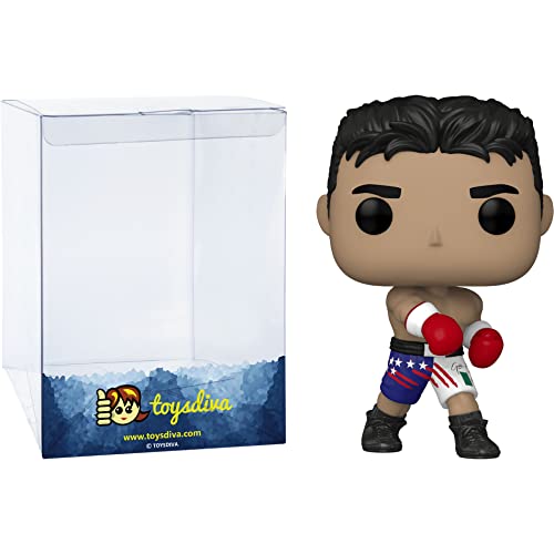 O S C A R De La Hoya: P O P ! Boxing Vinyl Figurine Bundle With 1 Compatible 'Toysdiva' Graphic Protector (002-56814 - B)