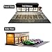 1/64 Model Car Display Case for Adults, Premium in-House-Design Scale Diecast Parking Garage for Toy Cars, Toys Car Garage, Scenic Diorama Display Car Park with ith LED Lamps and Parking Spaces