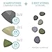 JumpOff Jo - Rocksteady - Balance & Coordination Enhancing Blocks and Stepping Foam Stones, Sensory Toys for Kids - Indoor and Outdoor Obstacle Course (Camo Green, Plus)