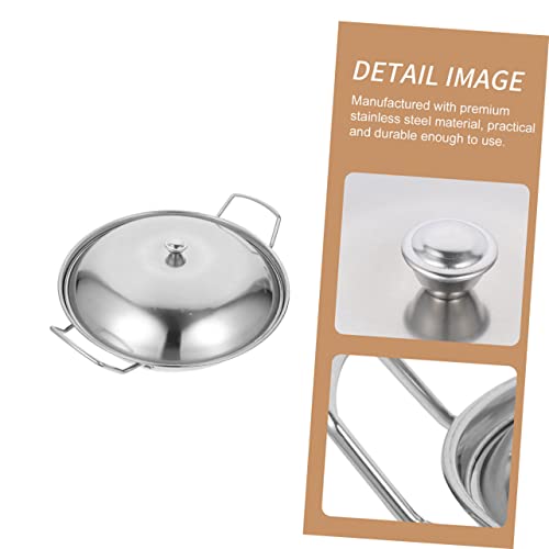 Wok de acero inoxidable para cocina miniatura 3