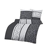 ✔️PFLEGELEICHT: Das Bettwäsche Set besteht aus 2x Deckenbezug 135x200 cm sowie aus 2x Kissenbezug 80x80 cm. Es ist sowohl Waschmaschinen (bis zu 60°C) sowie Trockner geeignet
