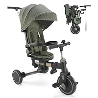 Amazon.co.jp: 三輪車 手押し棒付き 7in1多機能 6 ヶ月～6 歳の子供用