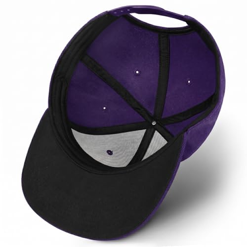Image of Flat Brim Hats for Men - Gothic Style Skull Hat Leather Pattern - Hip-Hop Snapback Hat Skeleton Hats for Men