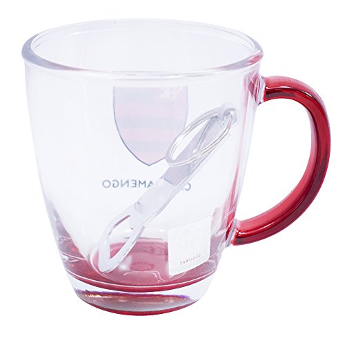 Jg Com Uma Caneca De Vidro E Um Abridor De Garrafas 370ml - Flamengo