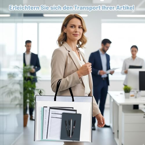 2 StüCk A2 Mappe, Kunstmappe A2, Kunstwerk Mit Griff Und ReißVerschluss, Kunstportfolio -Tasche Mit GroßEr KapazitäTsdesign, FüR Reisen, Camping, Foto, Sammelalbum, Poster 