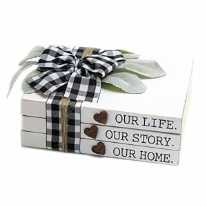 Ourlifeourstoryourhomefarmhousestackedbooks3stackeddecorativebooksrusticwoodensignsforhomedecorhousewarminggifts  Urban Country Home Decor Our life our story our home farmhouse stacked books 3 stacked decorative books rustic wooden signs for home decor housewarming gifts  urban country home decor