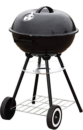 #1 Portable 18" Charcoal Grill Outdoor Original BBQ Grill Backyard Cooking Stainless Steel 18” diameter cooking space cook steaks, burgers, Backyard & Tailgate -  LavoHome