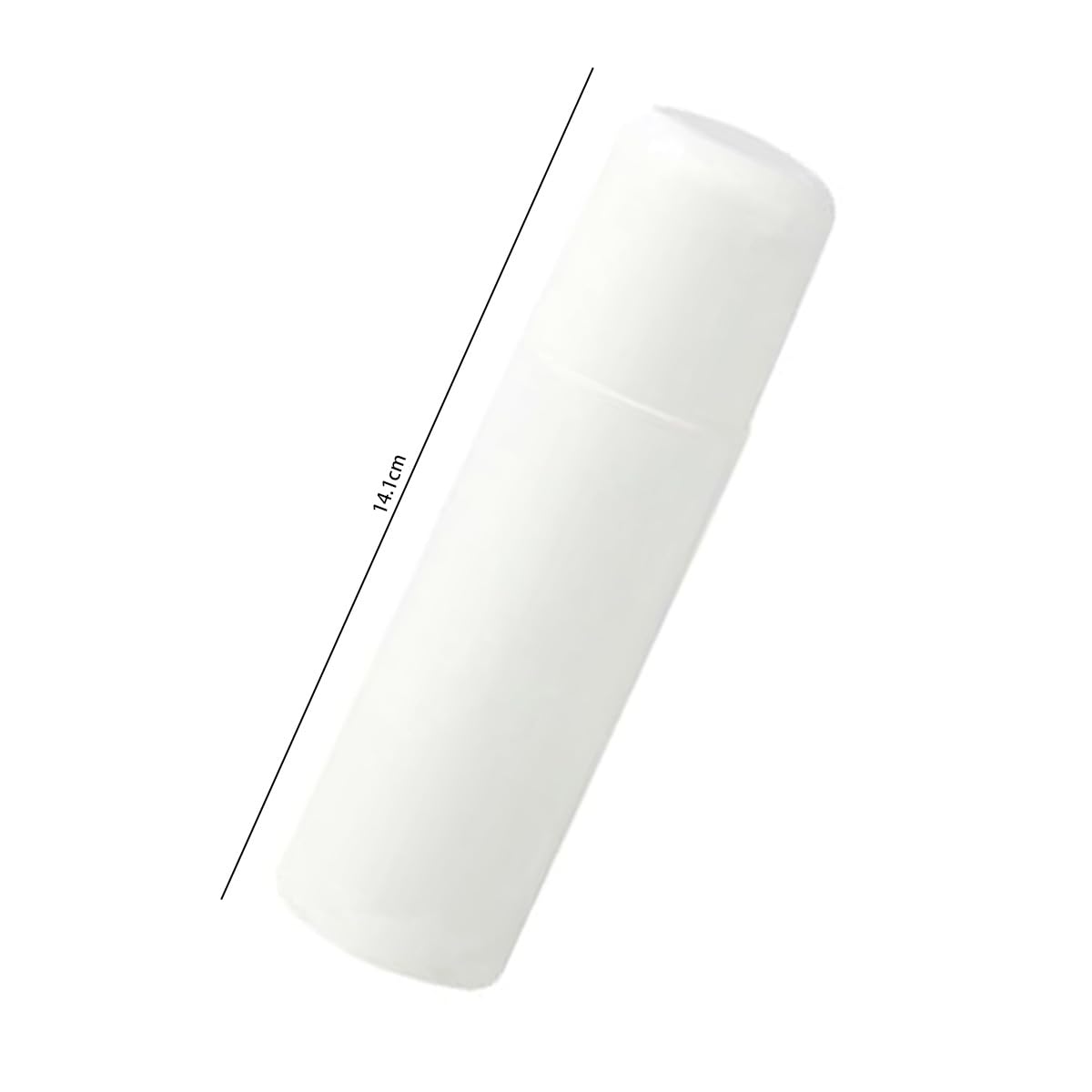 Ticha Lot de 6 flacons roll-on vides en plastique de 100 ml, pour le stockage de déodorants liquides à base d'huiles essentielles.