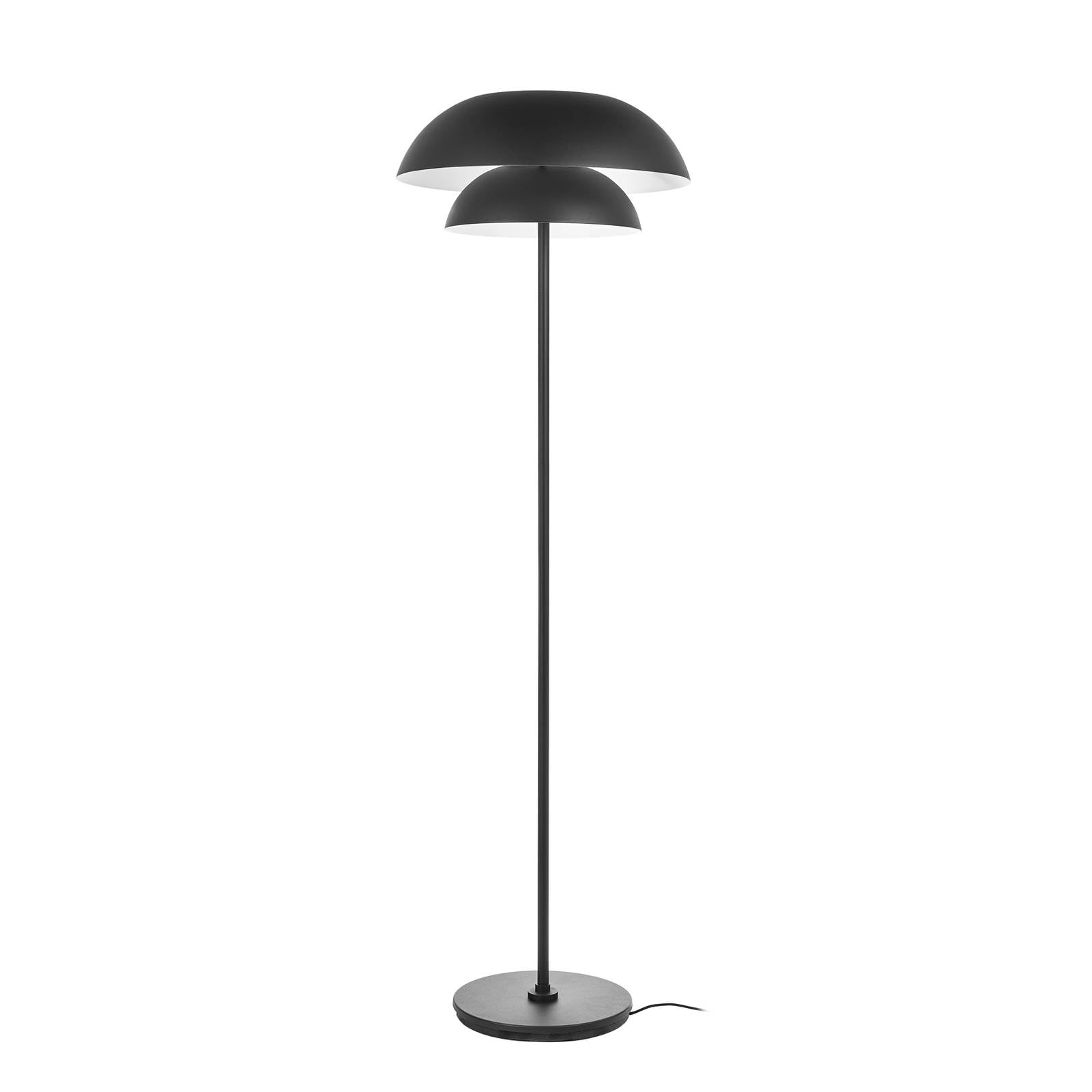 Lucande Black Floor Lamp Kellina (Design) In Made Of Metal For E.g. Living Room & Dining (1 Light Source, E27) From Standard