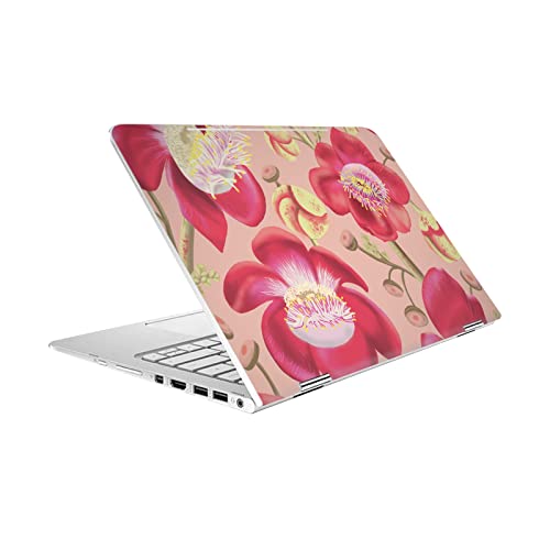 Autocollant HP Spectre Pro X360 G2 Red Flowers Sublimez Votre Espace de Télétravail