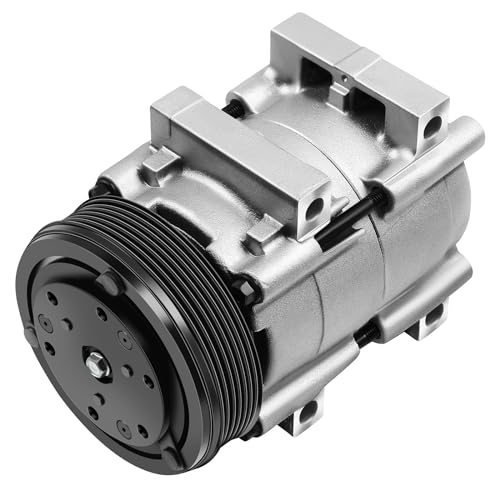 Image of ECCPP AC Compressor for F-150 for F-250 for F-350 Windstar 1990-1998 | for Ford Bronco E-150 E-250 E-350 Econoline for F59 for Lincoln Continental 1990-1998 Fast Cooling AC Compressor with Clutch