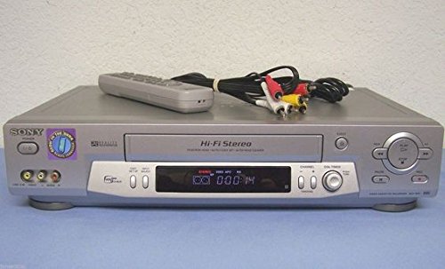 SONYのVHSプレイヤー Sony SLV-N80 VCR, 4-Head Hi-Fi Stereo VHS Player Recorder