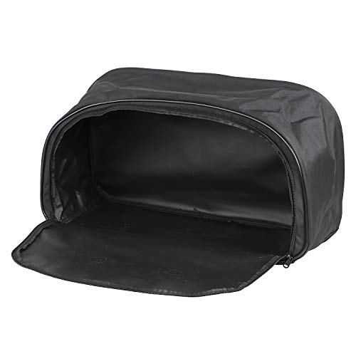 Bolsa de asiento lateral blanda para motocicleta negra compatible con H-onda Goldwing 1800 GL1800 2001-2018 miniatura 3