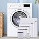 Wäschenetz, 10 Stück Wäschesack für Waschmaschine,Stabiler wäschebeutel mit Netzreißverschluss, Ideal für Feinwäsche, Unterwäsche, Socken, BHS, Mäntel, Bettwäsche