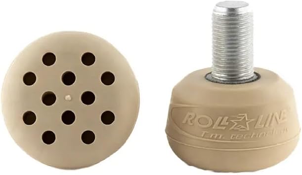 Roll-Line Super Jump Roller Skate Toe Stops Cappuccino