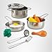 KidKraft Deluxe Cookware Set with Food, Gift for Ages 3+