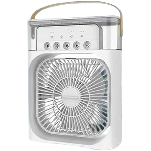 Portable Air Conditioner Quiet Small Desk Air Fan for Travel