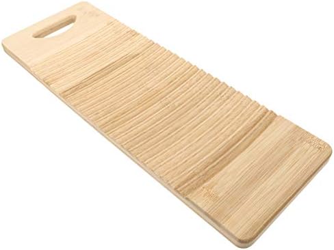 Cabilock Wash Board Wash Board Bamboo Washing Clothes wash boards- old fashioned washboard for laundry washing board Wood Washboard Laundry Wash Boards-old Fashioned Wash Boards-old Fashioned
