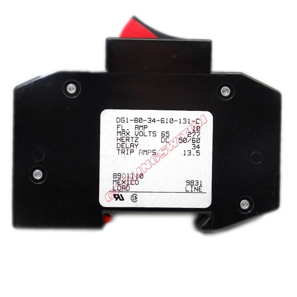Carling Boat Rocker Circuit Breaker DG1-80-34-610-131-C | 10 Amp