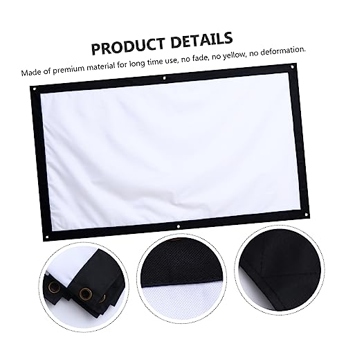Pantalla para proyector plegable Angoily para transformar tu salón en un aula o cine 7