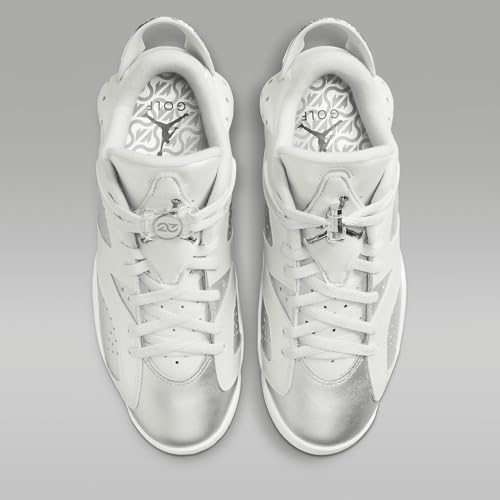 Jordan Retro 6 G NRG Men's Golf Shoes (FD6719-001, Photon Dust/White/Metallic Silver) Size 74
