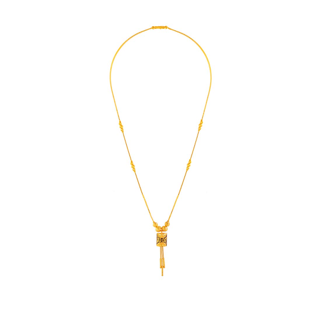 22k (916) Yellow Gold Necklace for Women