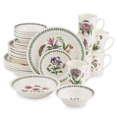 Portmeirion-Botanic-Garden-30-Piece-Dinnerware-Set-Nature-Inspired-Floral-Motifs-Dishwasher-Microwave-Freezer-Safe-Elegant-Dining-Plates-Bowls-Mugs-Fine-Earthenware-for-Home-Gatherings Portmeirion Botanic Garden 30 Piece Dinnerware Set Nature Inspired Floral Motifs Dishwasher Microwave Freezer Safe Elegant Dining Plates Bowls Mugs Fine Earthenware for Home Gatherings