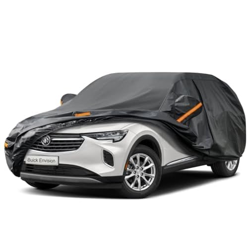 Kayme 7 Layers SUV Car Cover Custom Fit for Buick Envision (2015-2025) Waterproof All Weather for Automobiles, Outdoor Full Cover Rain Sun UV Protecti