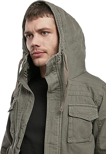 Image of Brandit Individual Wear Men's Hooded Short Jacket- Warm Lightweight Breathable Military Style Everyday Outdoor Field Jacket