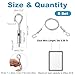 JKAPCYJFHF 6 Pcs 2m x 1.5mm Heavy Duty Adjustable Picture Hanging Wire Kit