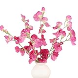 Photo Gallery uniqkaliber 5 fiori artificiali di pisello dolce, fiori di campo primaverili finti in seta, steli floreali per composizioni floreali per feste di nozze e decorazioni per la casa Photo Gallery uniqkaliber 5 fiori artificiali di pisello dolce, fiori di campo primaverili finti in seta, steli floreali per composizioni floreali per feste di nozze e decorazioni per la casa