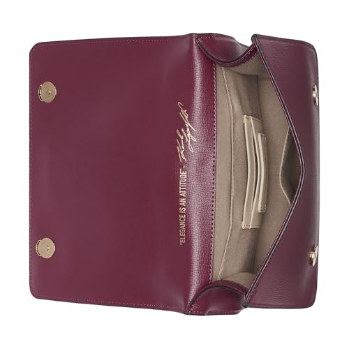 Image of KARL LAGERFELD Women's Simone Solid Satchel Crossbody