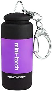 1pc Mini Keychain Pocket Torch USB Rechargeable Torch Light Light Keyring Flashlight Torch Pocket Lamp Keychain, Aluminum, normal