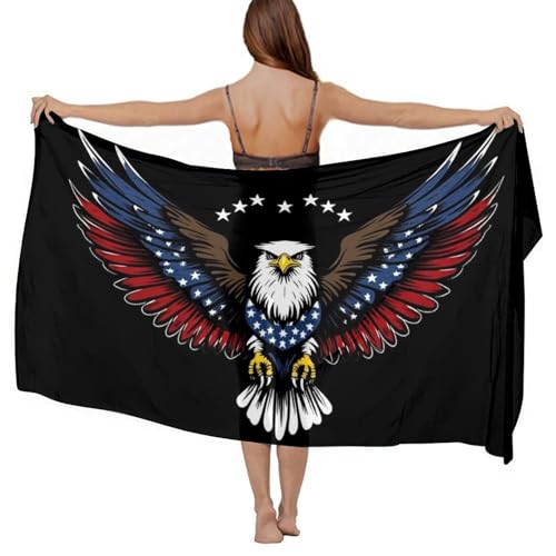 Beach Cover Up for Women, 72x40 Inch Lightweight Novelty Scarves for Shawls Wraps, Bikini Swimsuit