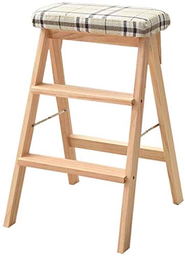 Taburete de escalada plegable DASHADAO de madera para cocina 2