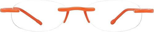 Miniatura 2 de Scojo New York Gels - Lentes de lectura originales, hechos a mano, resistentes a los arañazos, para mujeres y hombres, color naranja amapola - 1.75x