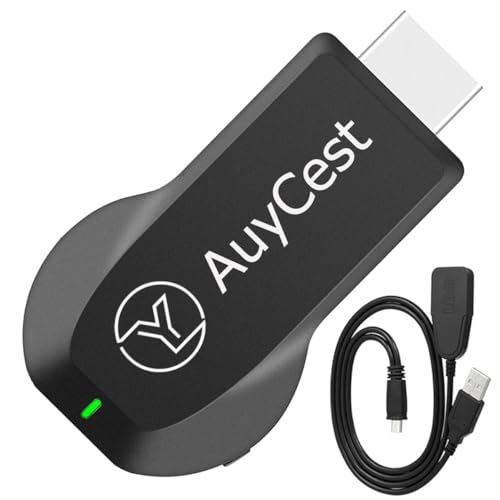HDMIミラーキャスト AuyCest 「正規品」 ワイヤレス ミラーリング Anycast対応 テレビに携帯の画面を映す Phone&Android テレビ接続 hdmi 変換 ケーブル 4K 1080P 接続簡単 Android&iOS&Windows