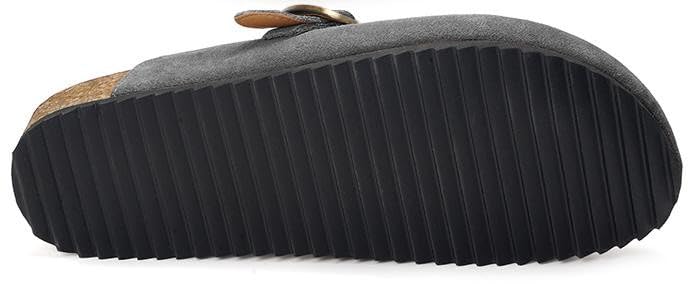 Image of ZUSERIS Suede Clogs for Women Men Wide Width Leather Mules