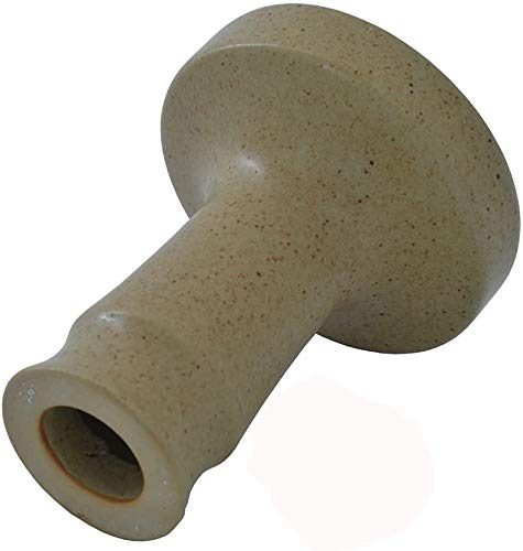 Kitosun Phunnel Hookah Bowl - 100% Clay Ceramic with Glaze Big Shisha Hookah Tobacco Bowl with 6 Gaps Funnel for Hookah Shisha Smoking Hold 15-20 grams Shisha Flavors Evenly Heat Easy Cleaning - Image 4