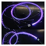 ELzEy LED-Faser Optik Peitsche Dance LED-Glasfaserpeitsche, 180 cm großes Glasfaser-Pixellicht, 10 Farben, 50 Effektmodi, batteriebetrieben für Tanzen, Partys, Lichtshows, EDM Musik-Festival