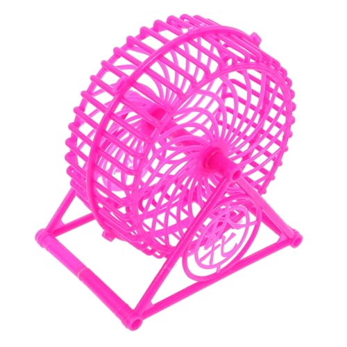 Parliky Quiet Exercise Wheel -Jamming Feature for 10 Gallon Glass Tank for Hamsters Rats