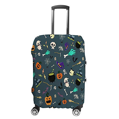 Housse de protection pour valise contre les rayures grand format L motif Halloween CHEHONG