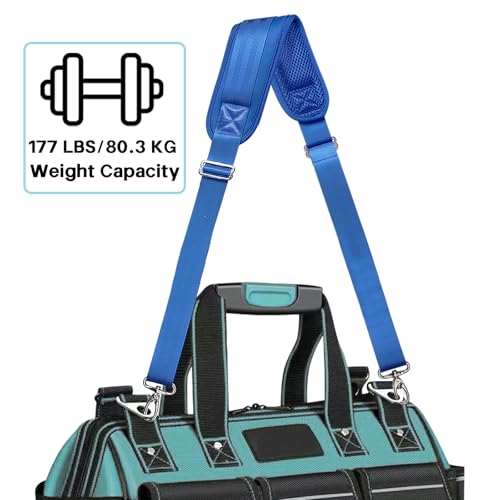Image of Shoulder Strap for Bag Universal Replacement 58 inch /67 inch Fixed Padded Adjustable Buckle Heavy Duty Shoulder Strap