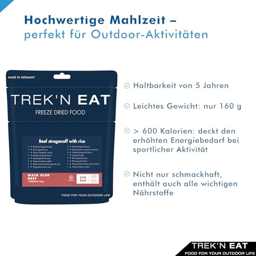 Trek ´n Eat Rindfleisch Stroganoff mit Reis 160 g – Bild 4