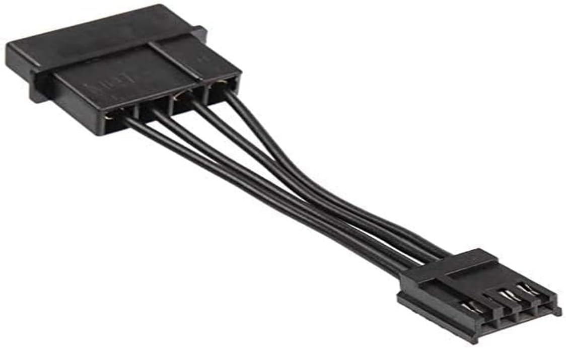Kolink 4-Pol-Molex on Floppy Adapter-Power Cable - Black