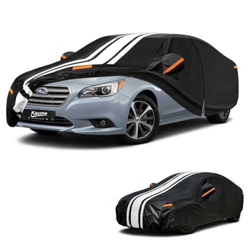 Image of Kayme Heavy Duty Car Cover for Subaru Legacy Sedan (1989-2026) Waterproof