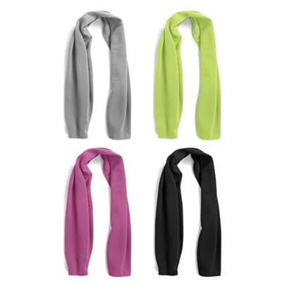4 Pack Cooling Towels for Neck and Face, Hot We...
