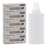 Kanyuen 100X Ear Thermometer Probe Covers, Disposable Lens Filters for Braun Thermoscan Themometer, BPA-Free, Refill Covers for Accurate Digital Temperature Readings