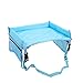 Babyauto Sicherheitssitz Kinderschutzablage Kinderwagen Laufstall Wasserdichter Tragbarer Spielzeugtisch Kinderauto Stuhl Lebensmittelregal   Für Babys   Himmelblauer Schreibtisch